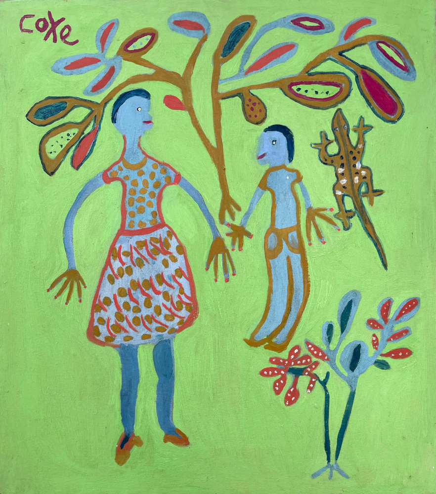 LADY WITH HIGH HEEL SHOES, 2015 (OIL ON CANVAS)