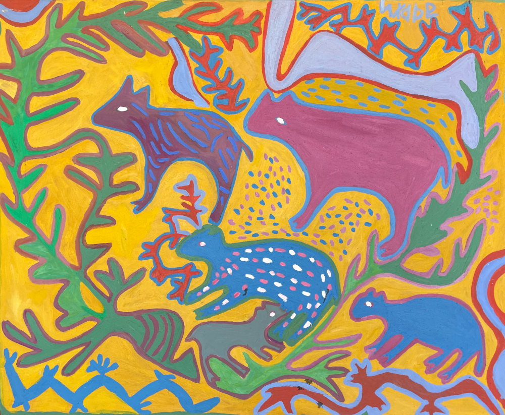PLANTS AND ANIMALS, 2018 (OIL ON CANVAS)