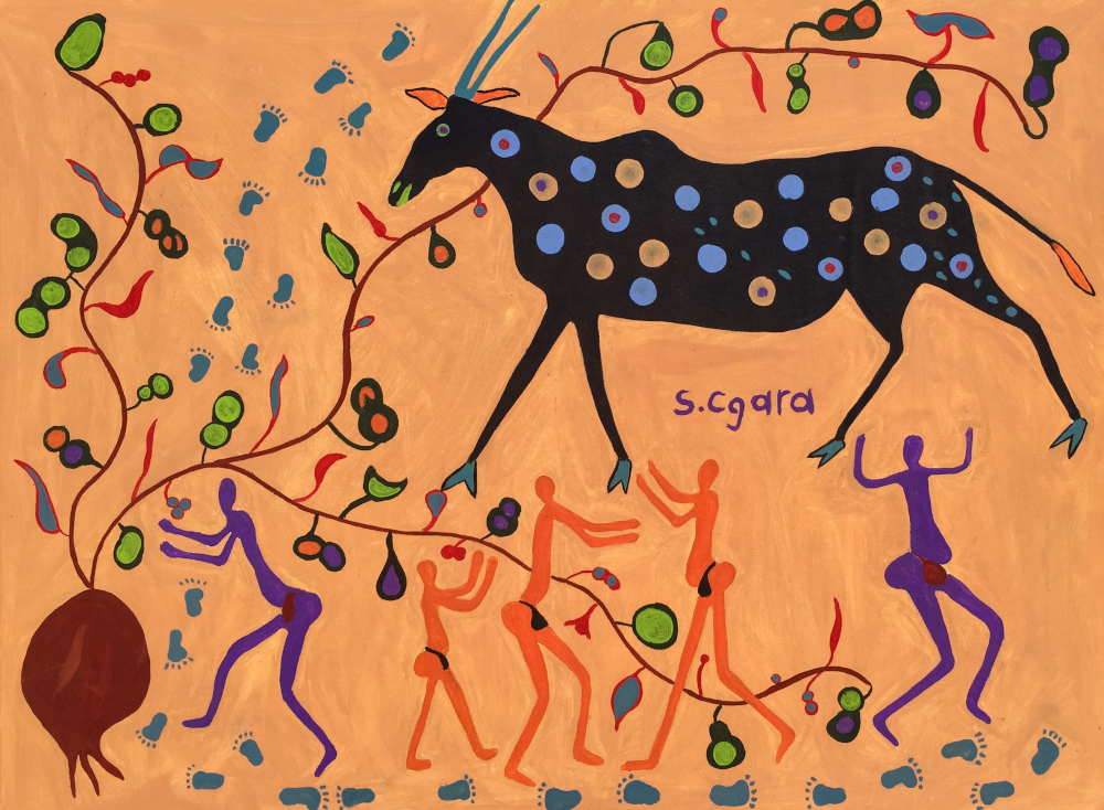 ELAND DANCE, 2023 (OIL ON CANVAS)