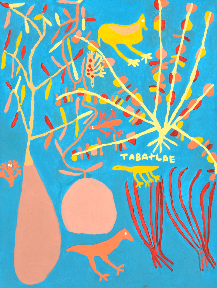VELDFOOD, BIRDS AND OTHER CREATURES, 2024 (OIL ON CANVAS)