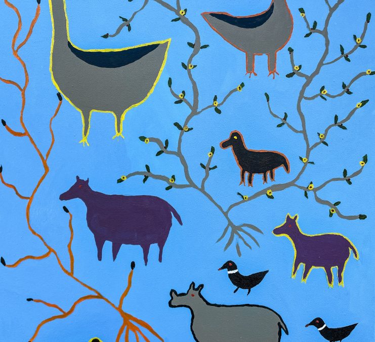 KALAHARI BLUES, 2026 (OIL ON CANVAS)